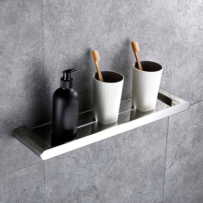 Skorter | Contemporary Bathroom Accessories Hardware Set in Silver with Soap Dish