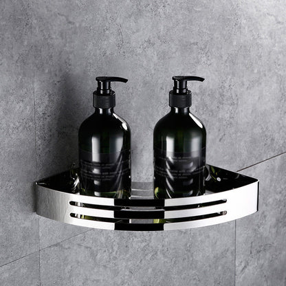 Skorter | Contemporary Bathroom Accessories Hardware Set in Silver with Soap Dish