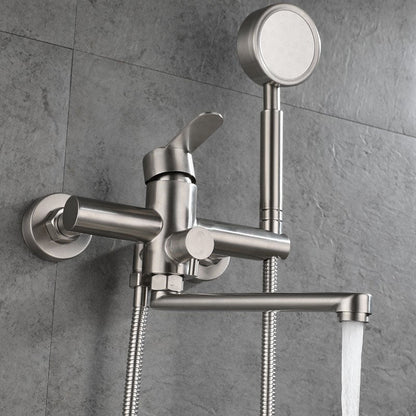 Skorter | Bathroom Bathtub Faucet Lever Handheld Shower Bathtub Faucet