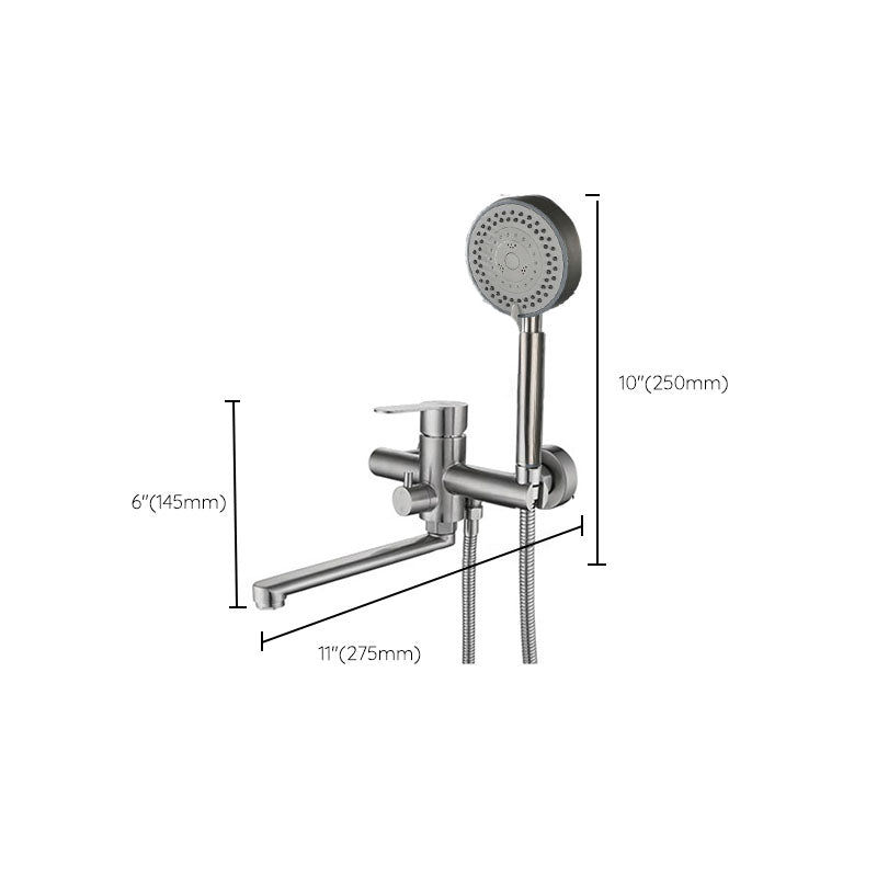 Skorter | Bathroom Bathtub Faucet Lever Handheld Shower Bathtub Faucet