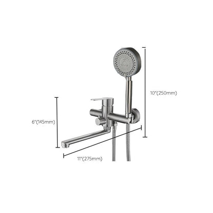 Skorter | Bathroom Bathtub Faucet Lever Handheld Shower Bathtub Faucet