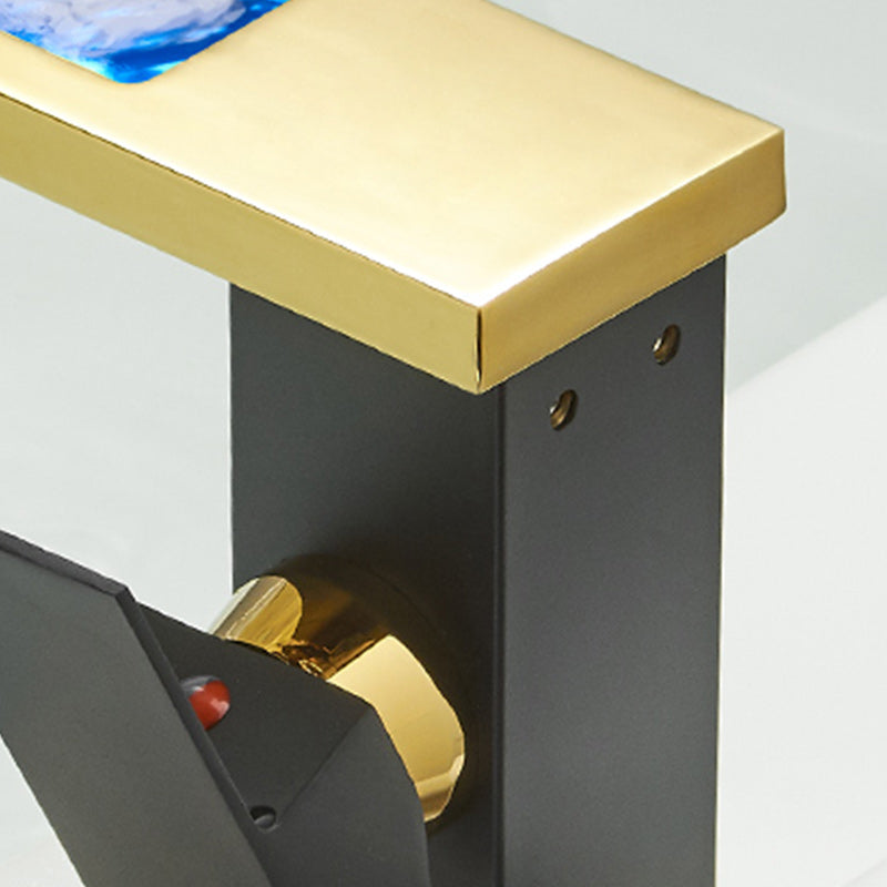Skorter | Modern Waterfall Spout Sink Faucet with LED Brass Sink Faucet
