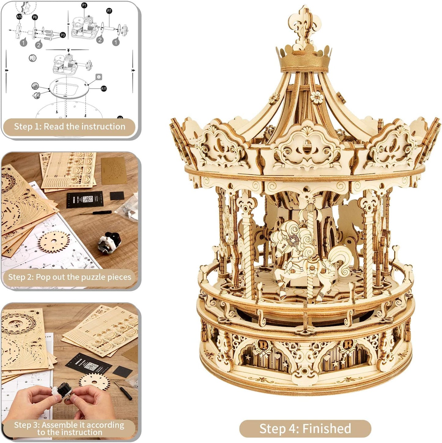 Skorter | DIY 3D Wooden Puzzle Construction Kit