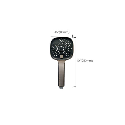 Skorter | Black Large Shower Head Standard Spray Pattern with Hand Shower