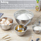 Skørter | 7 pcs metal bowls with lid for kitchen