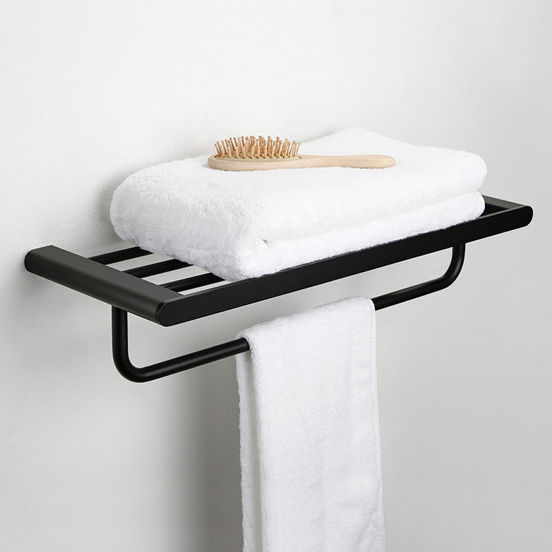 Skorter | Contemporary bathroom accessory single item or in set made of black metal
