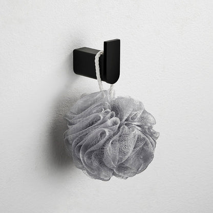 Skorter | Contemporary bathroom accessory single piece or in set made of black metal