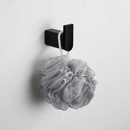 Skorter | Contemporary bathroom accessory single piece or in set made of black metal