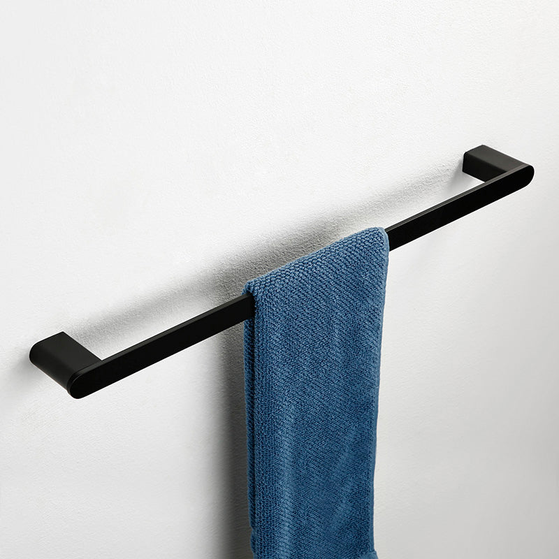 Skorter | Contemporary bathroom accessory single item or in set made of black metal
