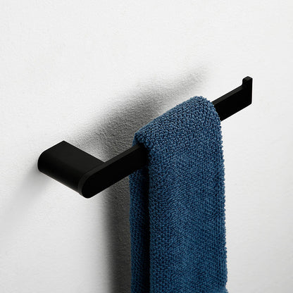Skorter | Contemporary bathroom accessory single piece or in set made of black metal