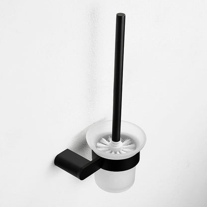 Skorter | Contemporary bathroom accessory single piece or in set made of black metal