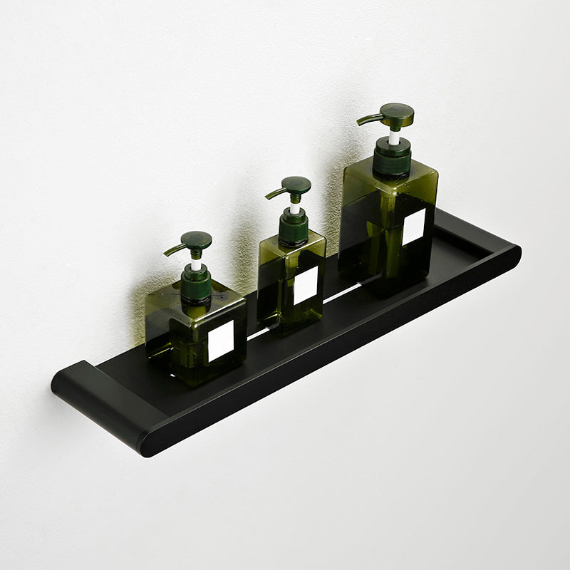 Skorter | Contemporary bathroom accessory single piece or in set made of black metal