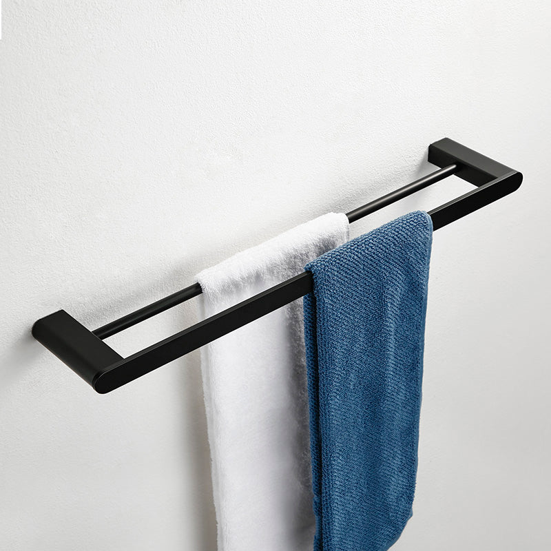 Skorter | Contemporary bathroom accessory single item or in set made of black metal