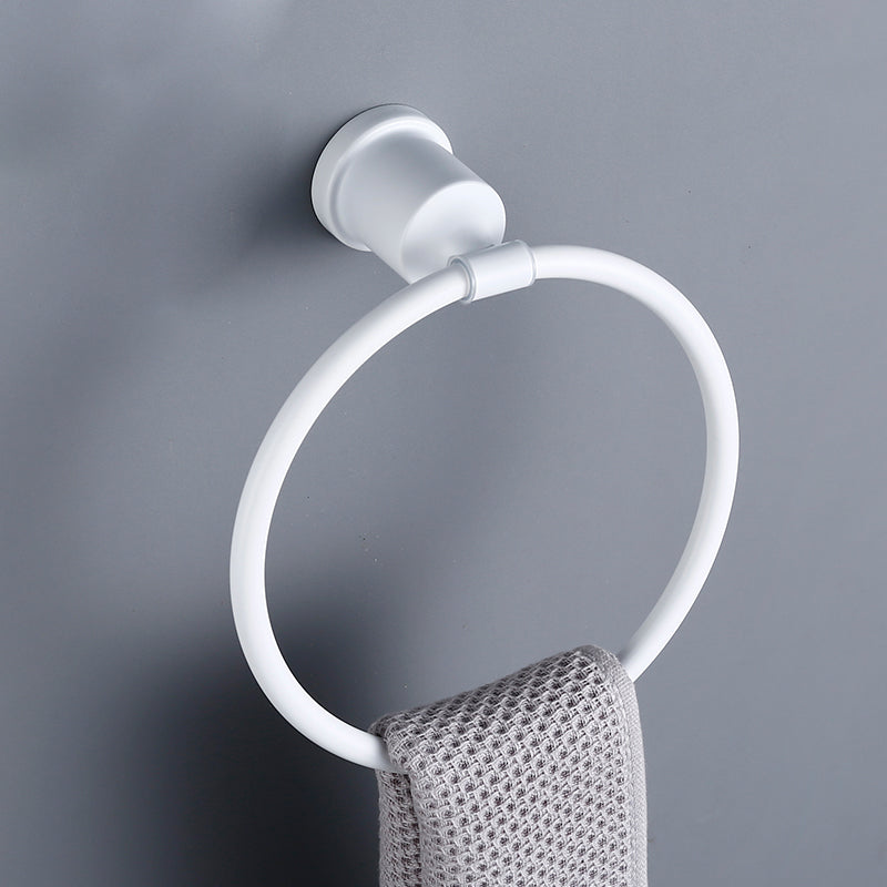Skorter | Contemporary white bathroom accessories as a single piece or in a set