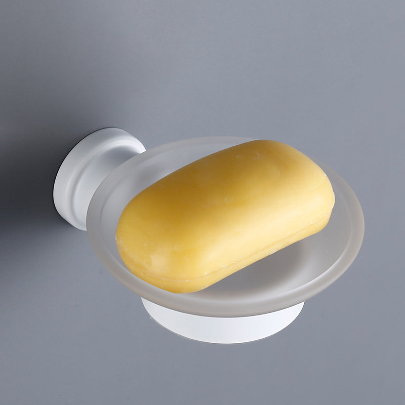 Skorter | Contemporary white bathroom accessories as a single piece or in a set