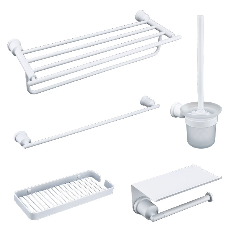 Skorter | Contemporary white bathroom accessories as a single piece or in a set