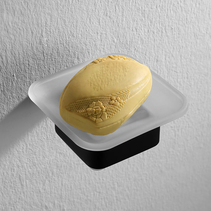 Skorter | Contemporary Bathroom Accessories As Individual Item Or As Set in Black