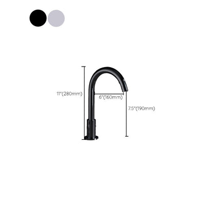 Skorter | Contemporary Bathroom Faucet Deck Mount Copper Low Arc Swivel Roman Bathtub Faucet Set