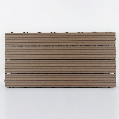 Skorter | 12" X 24" Deck/Pavement Floor Tiles 4-Slat Decking Tiles