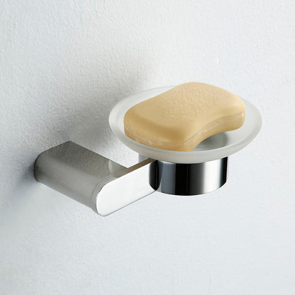 Skorter | Contemporary bathroom accessories single item or in set in silver