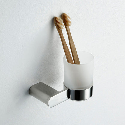 Skorter | Contemporary bathroom accessories single item or in set in silver