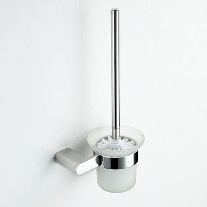 Skorter | Contemporary bathroom accessories single item or in set in silver