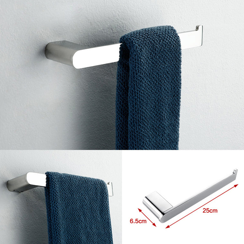 Skorter | Contemporary bathroom accessories single item or in set in silver