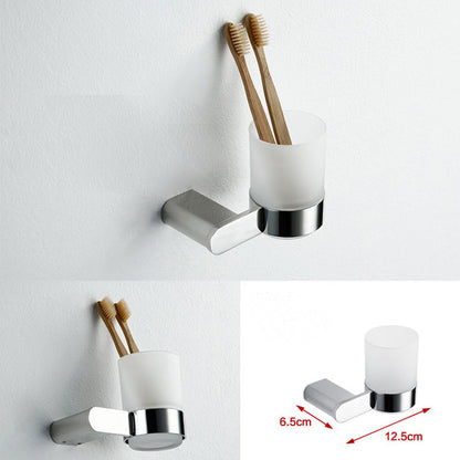 Skorter | Contemporary bathroom accessories single item or in set in silver