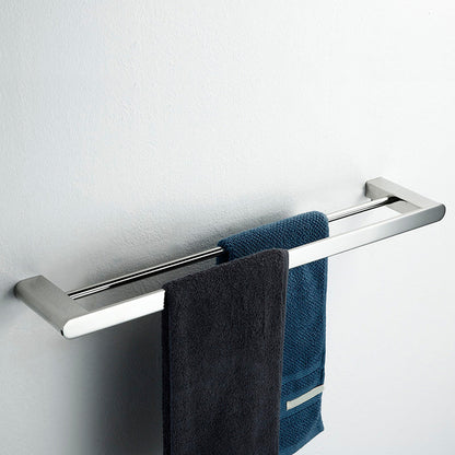 Skorter | Contemporary bathroom accessories single item or in set in silver