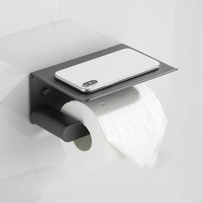 Skorter | Contemporary bathroom accessories single piece or in a set made of gray metal