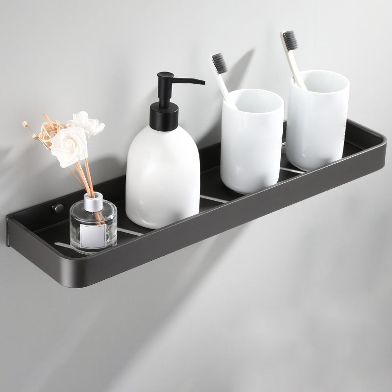 Skorter | Contemporary bathroom accessories single piece or in a set made of gray metal