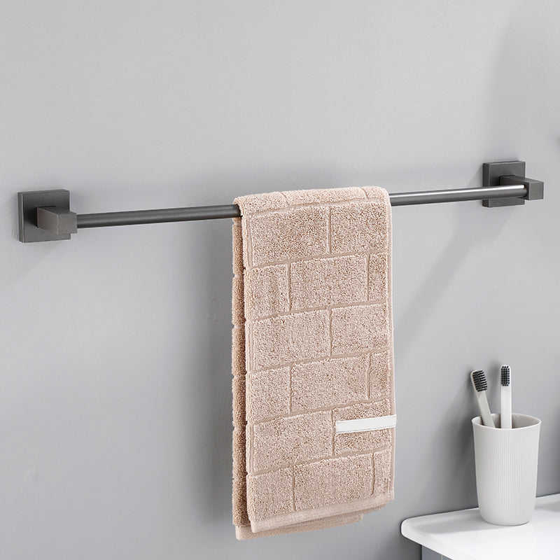 Skorter | Contemporary bathroom accessories single piece or in a set made of gray metal