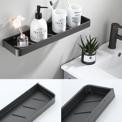 Skorter | Contemporary bathroom accessories single piece or in a set made of gray metal