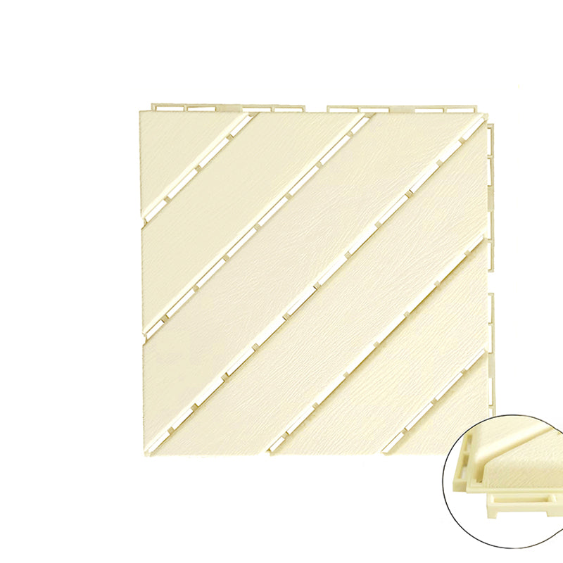 Skorter | 4-Slat 12" X 12" PVC Floor Tiles Connection Installation Floor Tiles