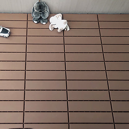 Skorter | 4-Slat 12" X 12" PVC Floor Tiles Connection Installation Floor Tiles