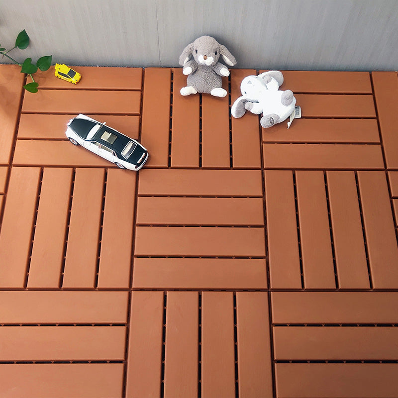 Skorter | 4-Slat 12" X 12" PVC Floor Tiles Connection Installation Floor Tiles