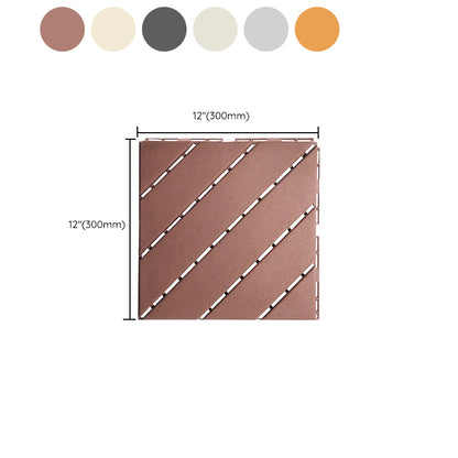 Skorter | 4-Slat 12" X 12" PVC Floor Tiles Connection Installation Floor Tiles