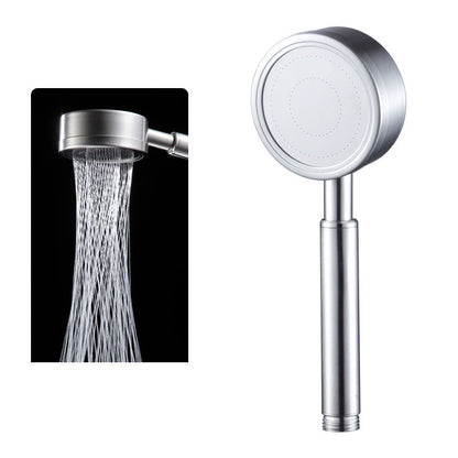 Skorter | Round Water Filtration Handheld Shower Medium Flow Stainless Steel Handheld Shower