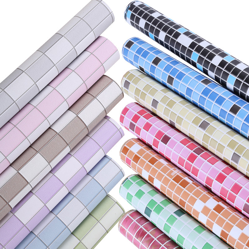 Skorter | Colorful Mosaic Peel & Stick Tiles Waterproof Shower Wallpaper