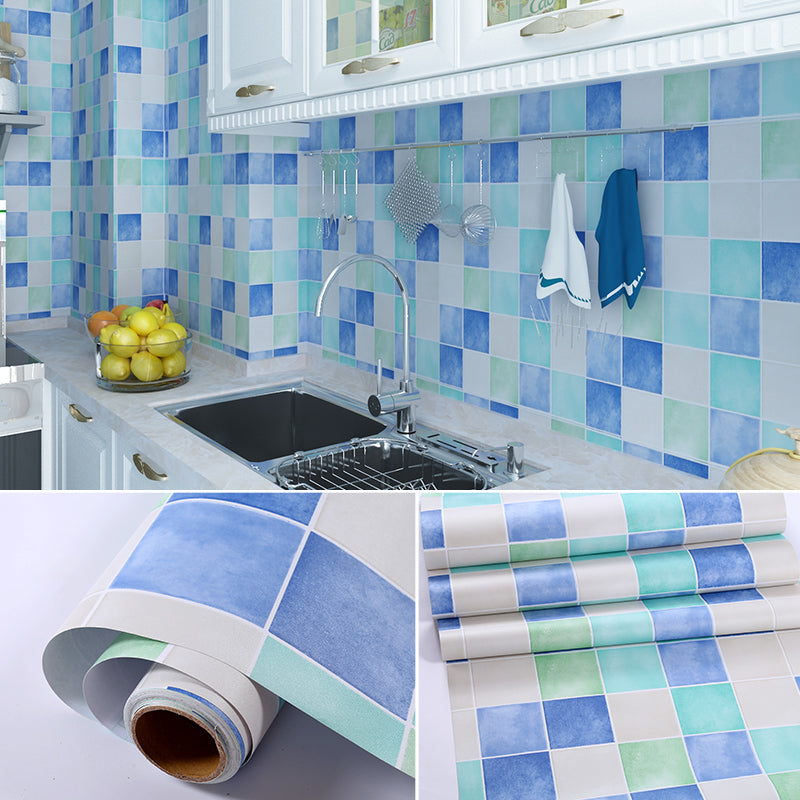 Skorter | Colorful Mosaic Peel & Stick Tiles Waterproof Shower Wallpaper