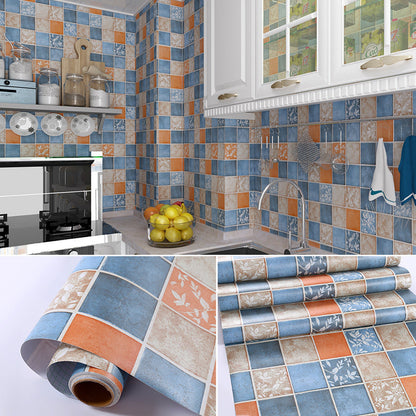 Skorter | Colorful Mosaic Peel & Stick Tiles Waterproof Shower Wallpaper