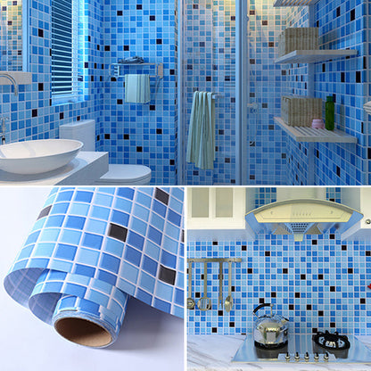 Skorter | Colorful Mosaic Peel & Stick Tiles Waterproof Shower Wallpaper