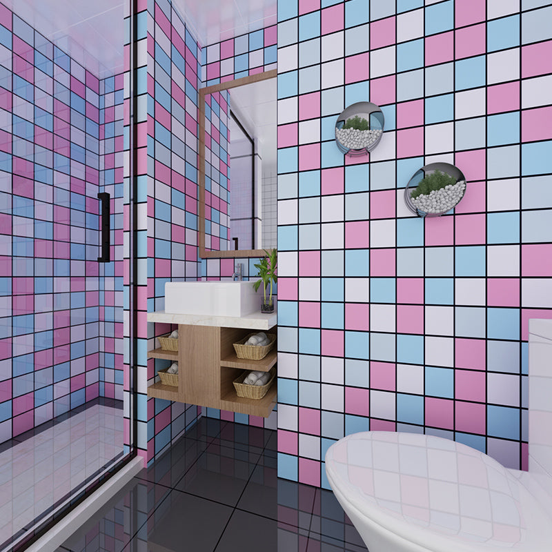Skorter | Colorful Mosaic Peel & Stick Tiles Waterproof Shower Wallpaper
