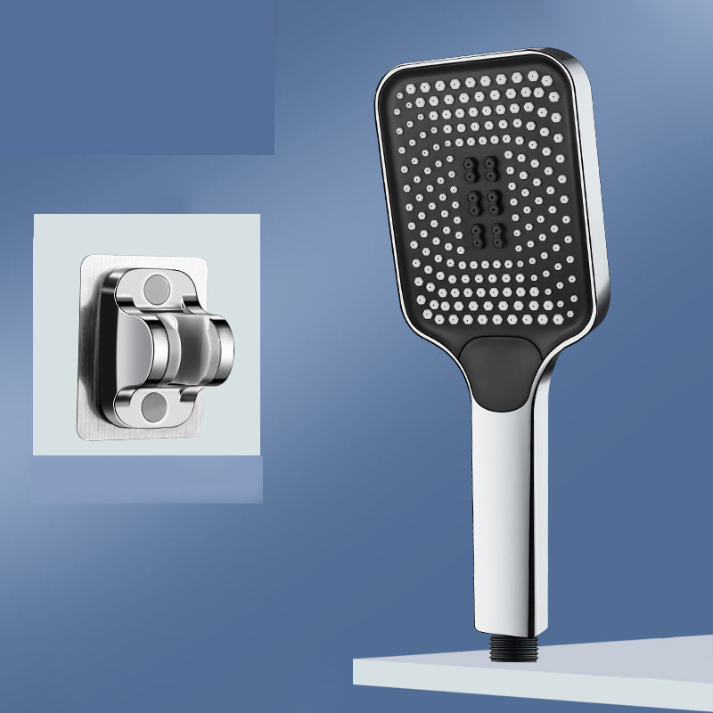 Skorter | Modern Rectangular Hand Shower in Black 3 Spray Wall Mounted Hand Shower