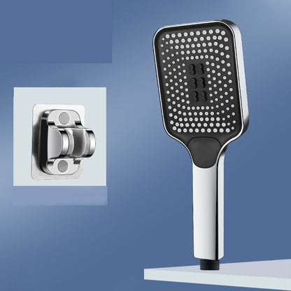 Skorter | Modern Rectangular Hand Shower in Black 3 Spray Wall Mounted Hand Shower