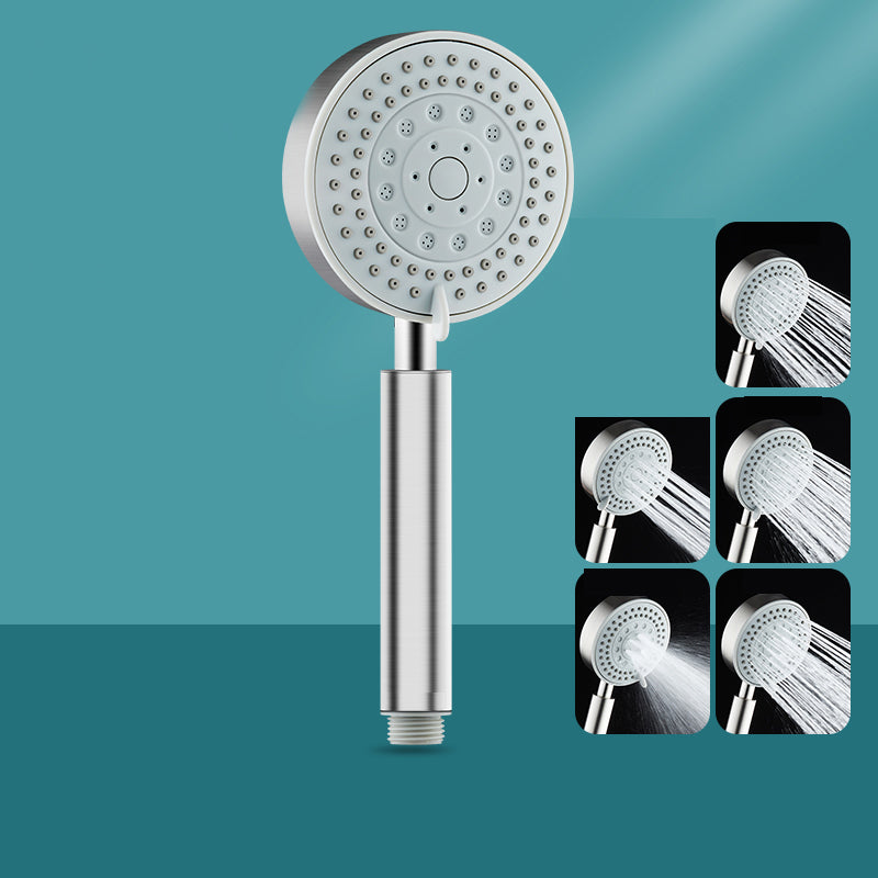 Skorter | Round self-cleaning hand shower adjustable spray pattern stainless steel hand shower