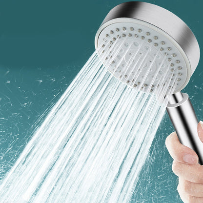 Skorter | Round self-cleaning hand shower adjustable spray pattern stainless steel hand shower