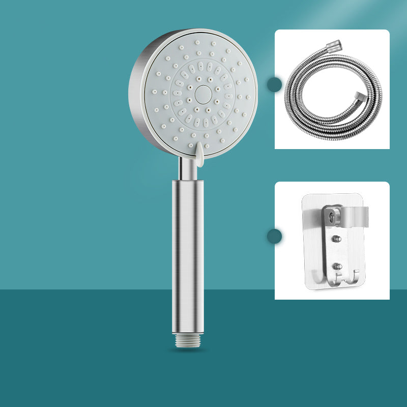 Skorter | Round self-cleaning hand shower adjustable spray pattern stainless steel hand shower