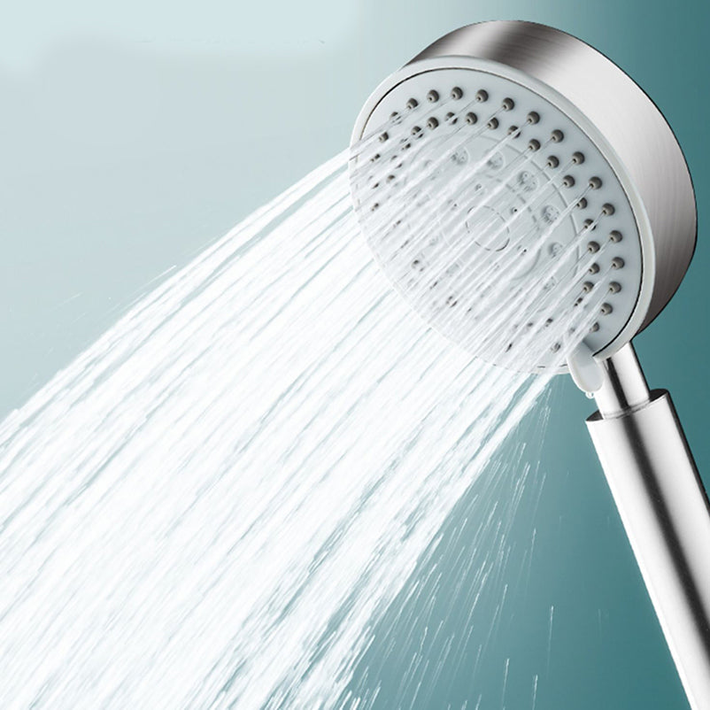 Skorter | Round self-cleaning hand shower adjustable spray pattern stainless steel hand shower