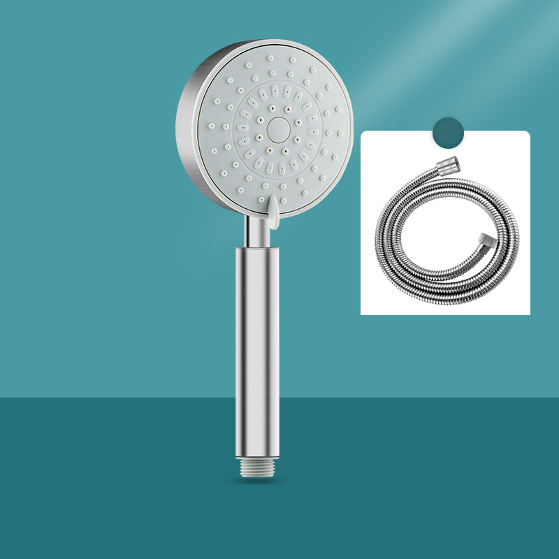 Skorter | Round self-cleaning hand shower adjustable spray pattern stainless steel hand shower